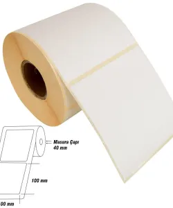 Joyoffice Eko Termal Etikei 100x100mm 300 Sarım