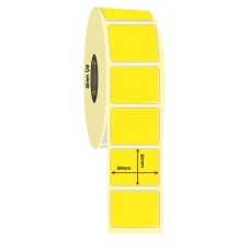Joy Office Sarı Eczane Etiketi 60x30 mm 1500'lü Rulo