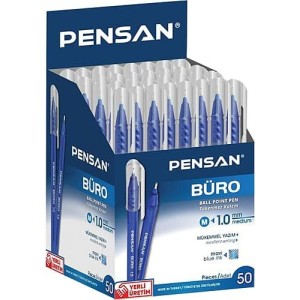 Pensan Büro Mavi Tükenmez Kalem 50 Li Paket